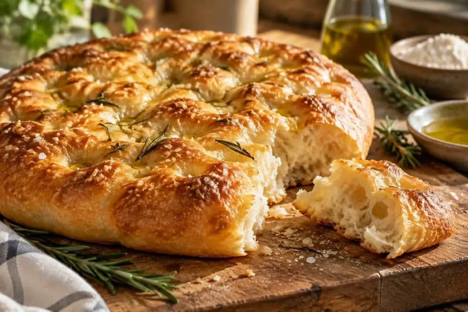 découvrez la recette de focaccia de cyril lignac : une pâte moelleuse à cœur, croustillante à l’extérieur et facile à préparer chez vous.